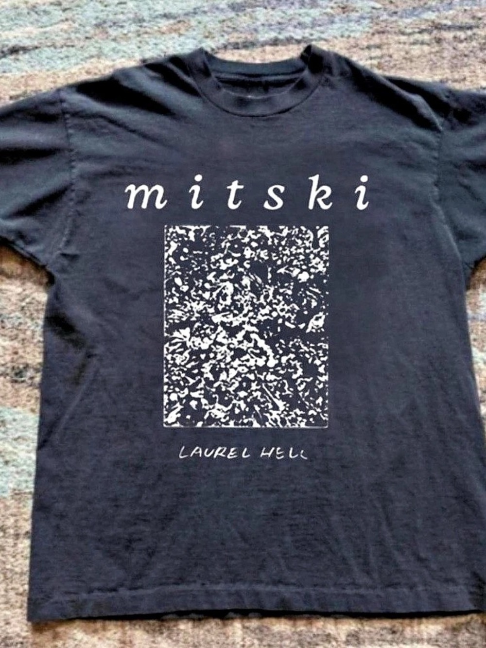 Mitski Laurel Hell Tour T-Shirt Graphic Tee Black